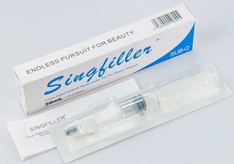 
Singfiller plant based hyaluronic acid hyaluronate dermal filler Sub-Q 20ml 