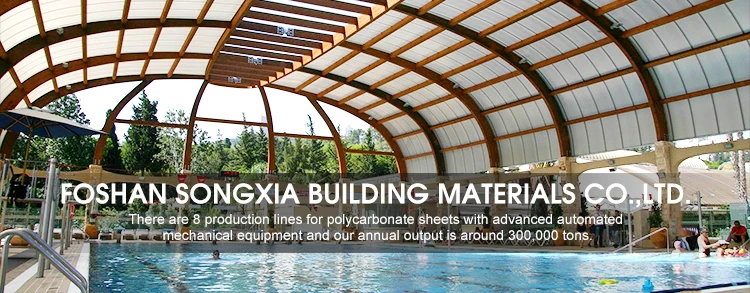 UV Protective Aluminum Polycarbonate Rain Roof Awning