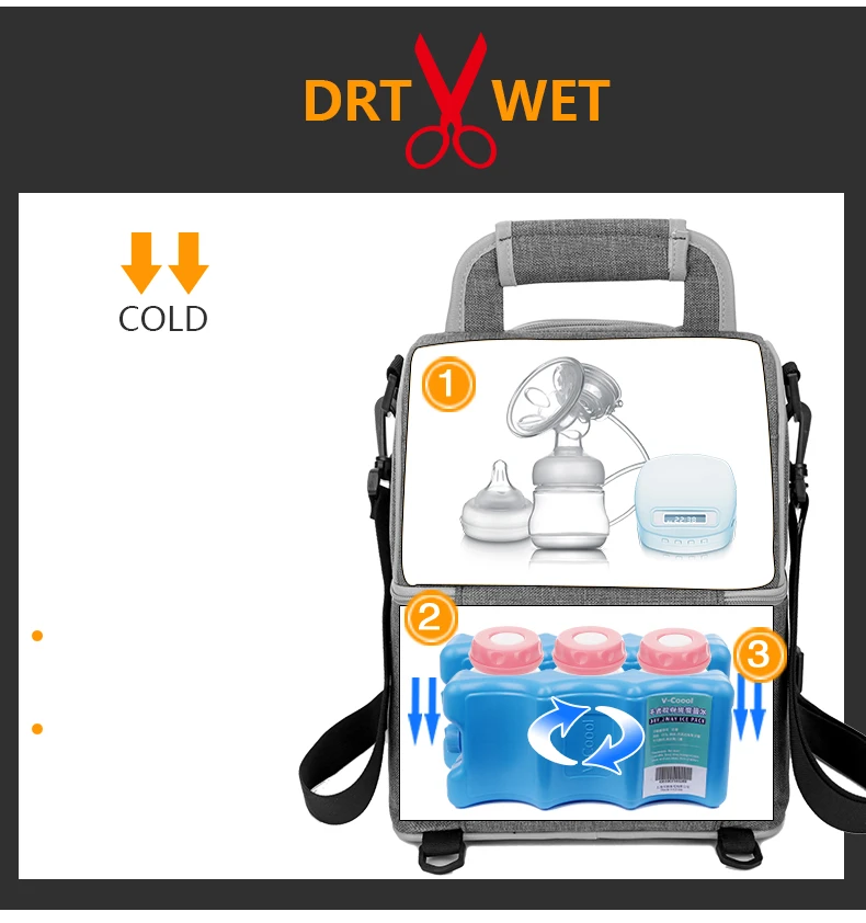 insulated milk cooler bags with cooler pack