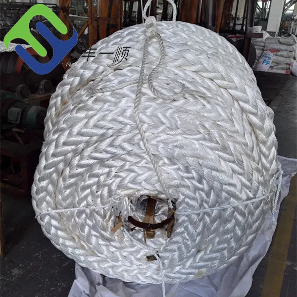 48mmx180m Length 8 Strand PP Mooring Rope With ABS Approval