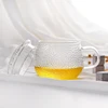 HOT! Wholesale Low Price Mouth Blown Glass Tea Cup With Filter