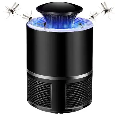 

Wholesale- Portable Mosquito Killer Lamp Electric Insect Killer Light USB Powered Non-toxic LED Insect Mosquito Killer Indoor, Black,white