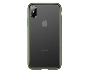 Button Clear Rubber Phone Case iPhone Max