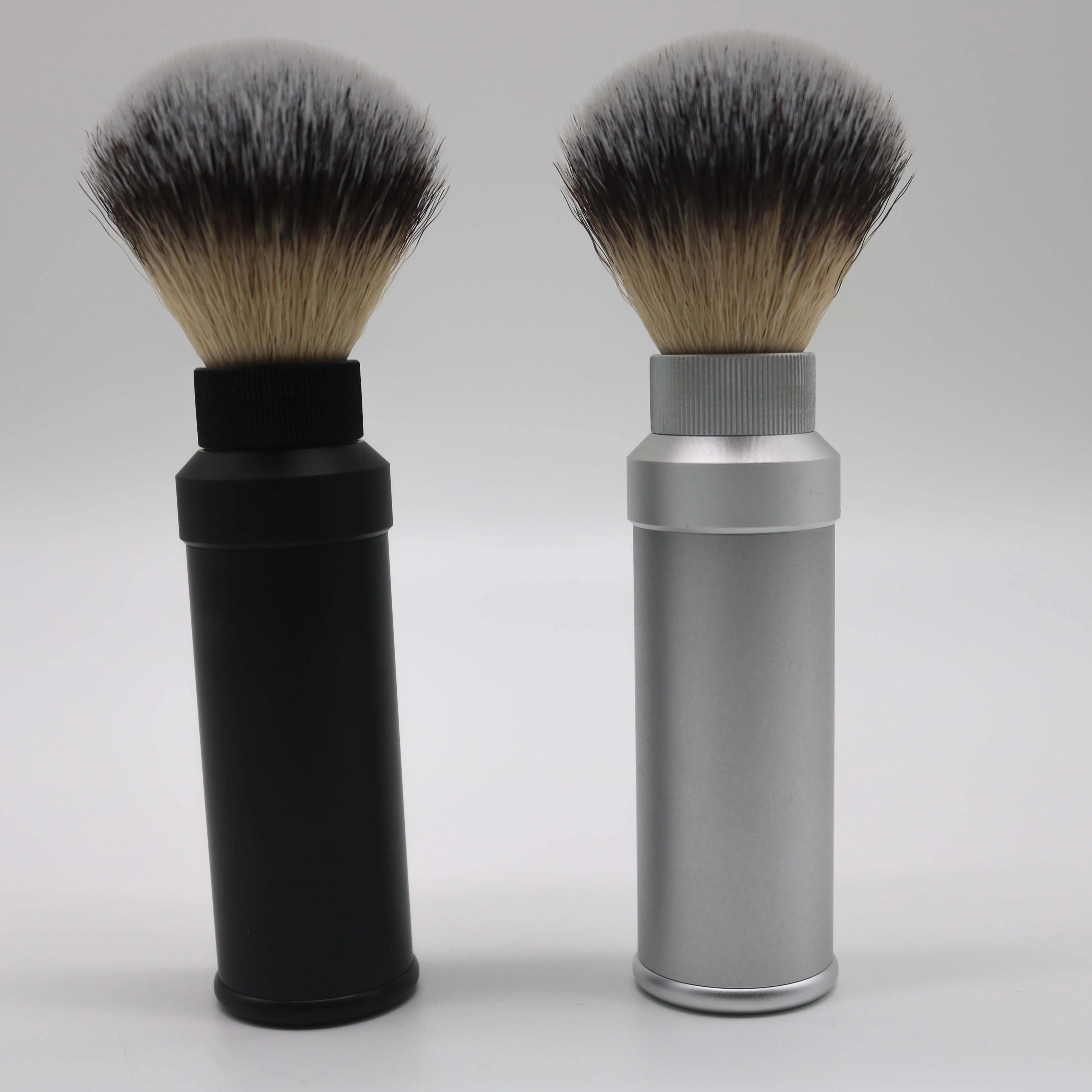 

JDK Synthetic Hair Shaving Brush Removable Beard Shaving Brush Aluminum Handle