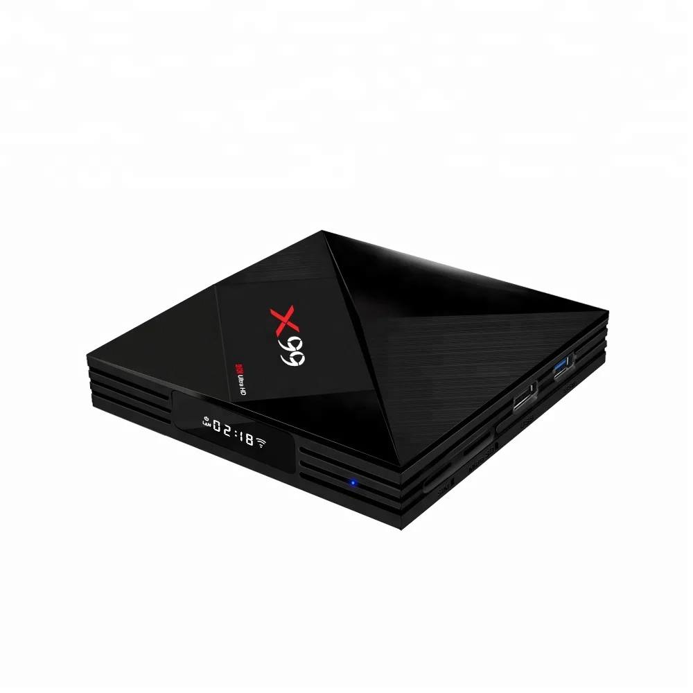 

High quality X99 RK3399 Quad core 5G wifi and 4.1 Bluetooth 4K TV box