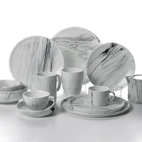 

Direct Sale Event Luxury Marble China Dinner Set Ceramic, Dinnerware Porcelain Set~