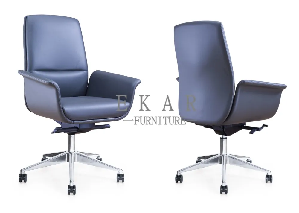 China Office Chair Specification In Blue Leather Executive Chair president chair manufacture