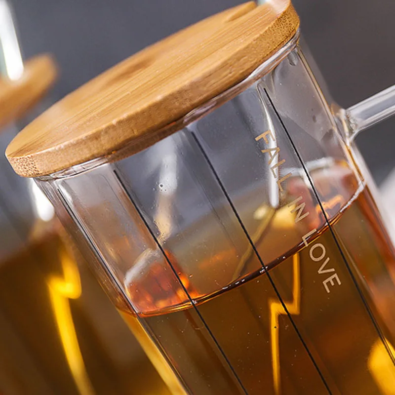 long glass mug