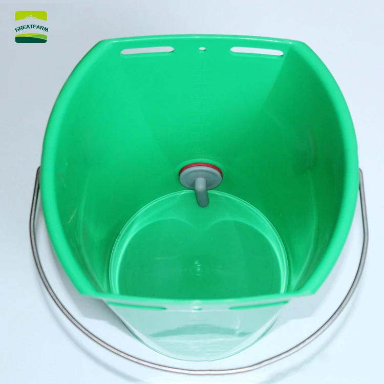 GREAT FARM plastic calf feeder bucket with nipple calf feeder bucket calf feeder manufacturer