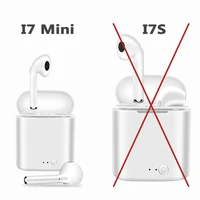 

Free Shipping I7 Mini TWS Wireless Earphone Stereo Earbud Headset For Smart Phone Headphones air pods With Charging box