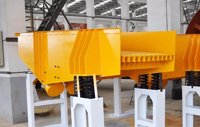 zsw 系列矿物振动给料机石料破碎机