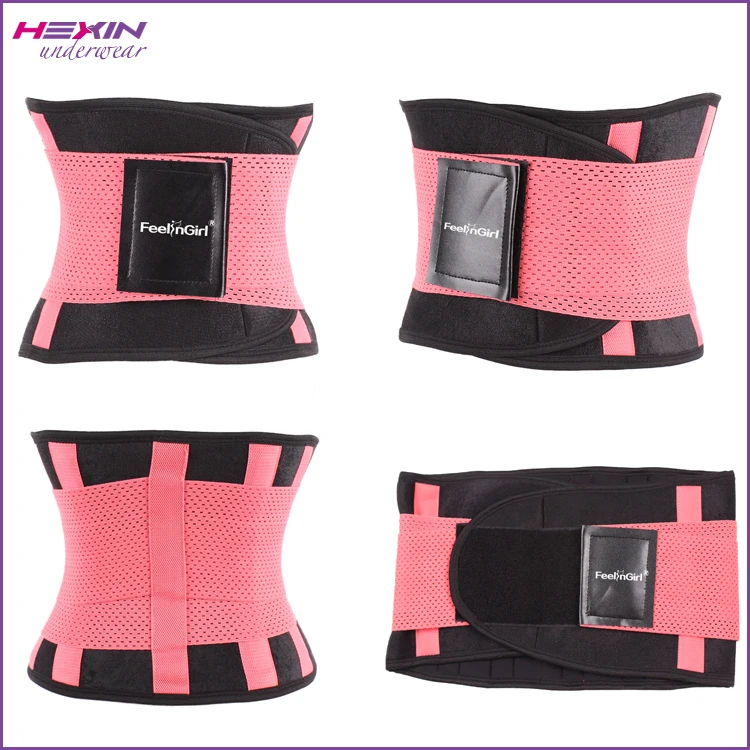 

Factory Price Pink Thermo Shaper Power Slimming Belt Waist Shaper