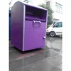 large volume steel clothes recycling bin steel clothes donation bin clothes collection box drop off box