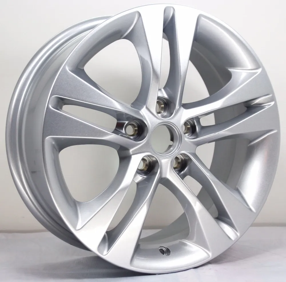 16 Inch Japan Racing Car Black/silver Finishing Alloy Wheel Rims - Buy