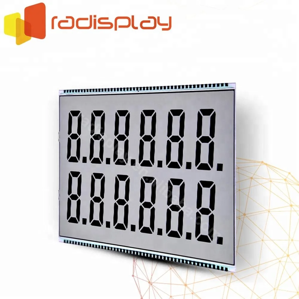 
6x2 TN 12 digits Display Board Fuel Dispenser Lcd 