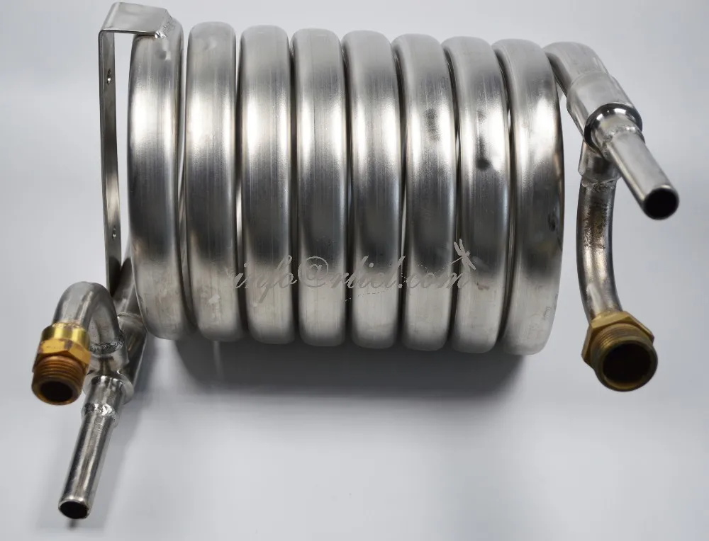 304 Stainless Steel Copper Counterflow Wort Chiller Garden Hose Water