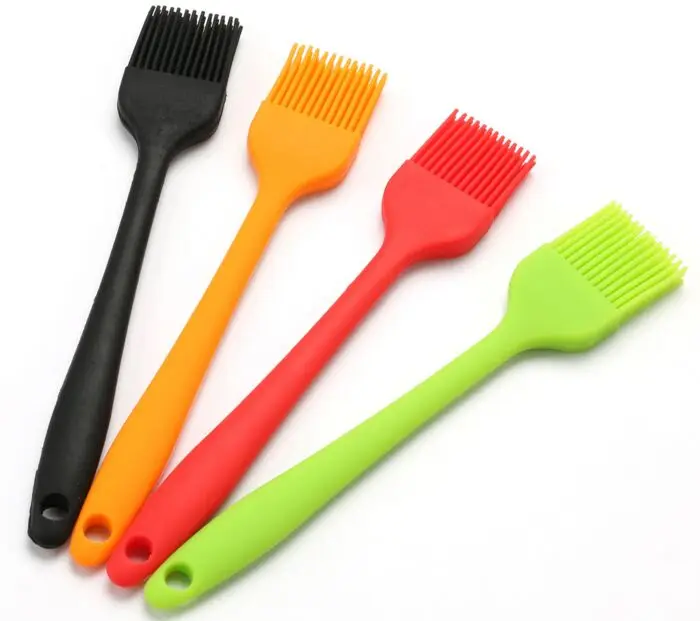 

Heat Resistant Chef Kitchen Utensil Silicone Basting Brush for BBQ Baking Pastry Marinades