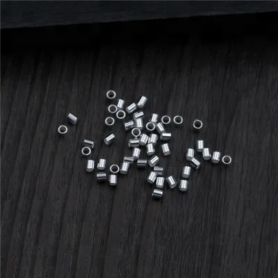 

Lucky Spacer Loose Beads DIY Bracelet Beads 925 Silver Crimp & End Beads Jewellery Making Finding 553083086343 Luomisi CN;GUA