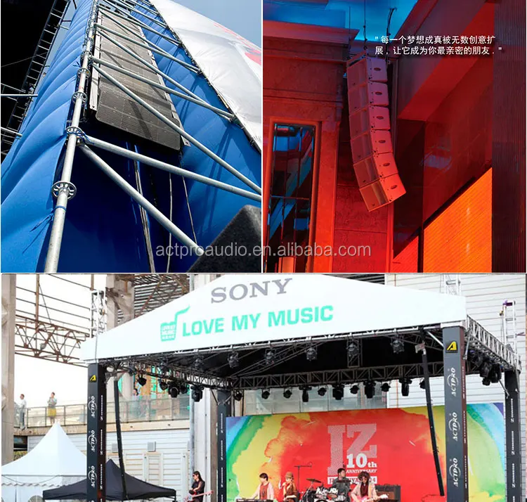 Geos1210 Line Array Geos12 Sistema Profesional Alimentado Por Altavoz ...