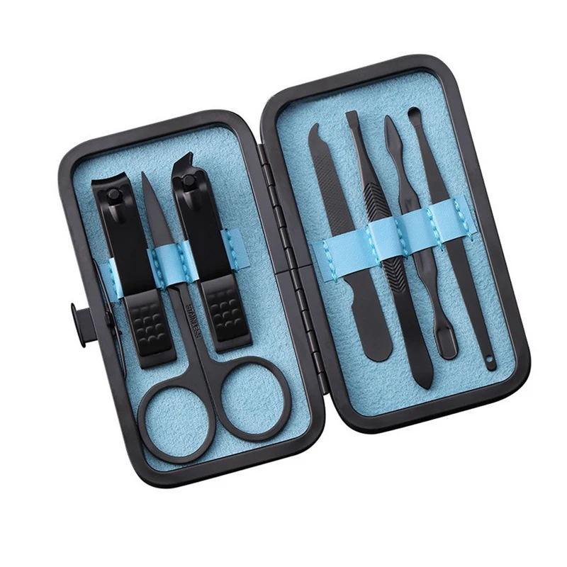 Promo 7piece stainless steel Nail Clippers Cutter Kit Nail Care manicure set