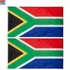 colorful cheap customized printed flying knitted polyester South Africa national flag