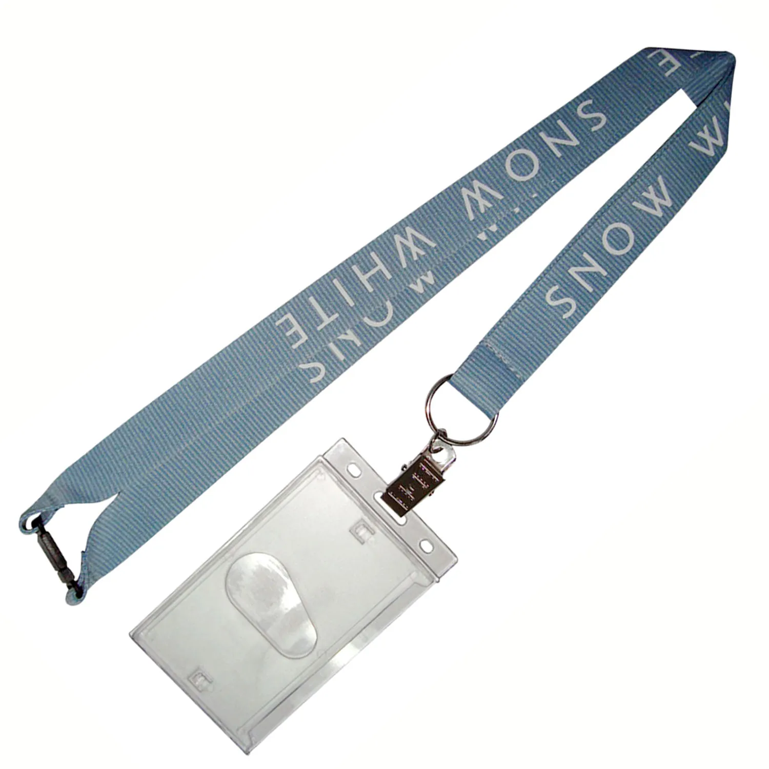 Wholesale fashion hotel badge id card holder neck rope lanyard