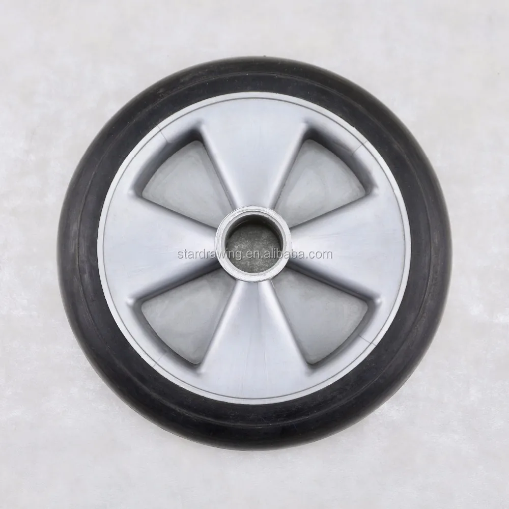 Ss Balloon Cushion Rubber On Polyolefin 200 Mm 8 Inch Hand Pallet Truck