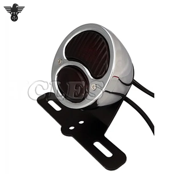 
Chrome Motorcycle Brake Light Custom Tail light for Yamaha Chopper 