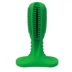 Image of Pet Dog Toothbrush Chew Toy Doggy Brush Stick Soft Rubber Teeth Cleaning Dot Massage Toothpaste for Small dogs Pets Toothbrushes