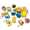 New squishy squeeze Toy, food pu slow rising foam toy, 4-7cm bread cake Squishy Keychain for hanging