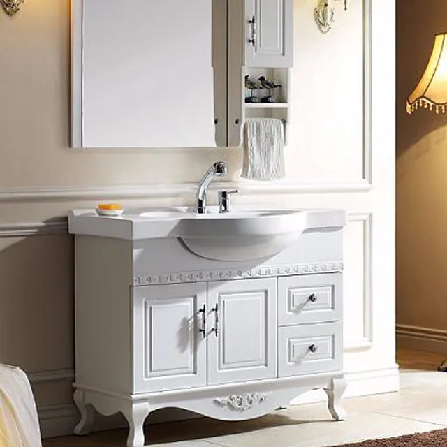 40 Inch European Style Modern Corner Cheap Bathroom Vanity Sets With