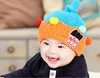 Factory custom wholesale design high quality knitted cashmere cute animal baby hat