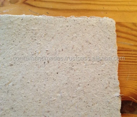 
deckle edged handmade drawing papers with natural fiber inclusions for drawing, painting, artisans, art stores, painters 