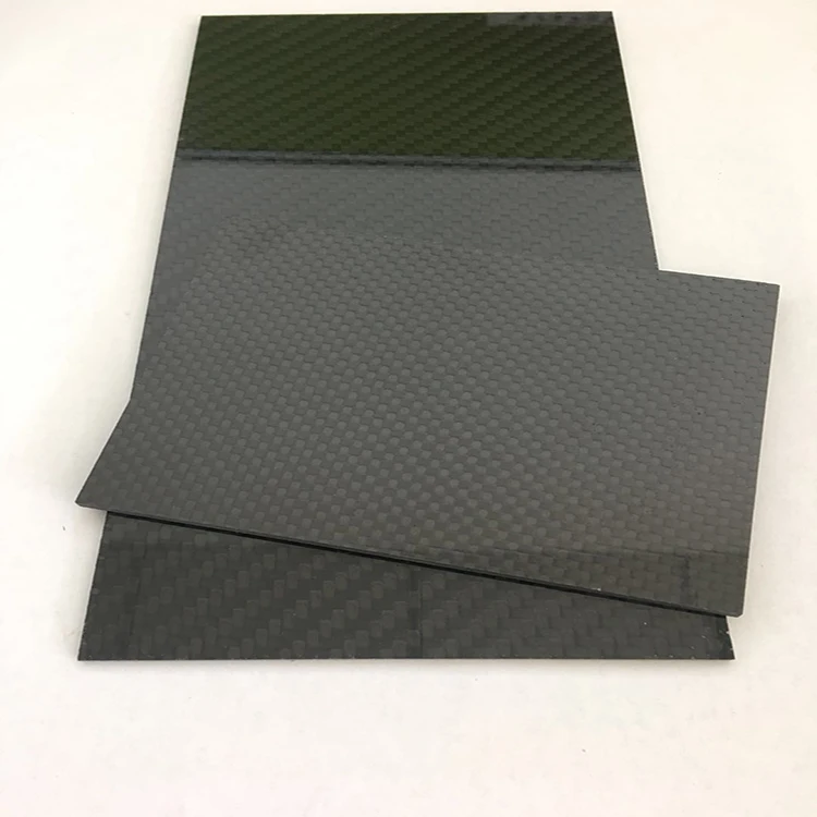 
high quality glossy carbon fiber laminate sheet plate 100% carbon 