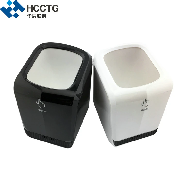

White IP42 CMOS Sensor Platform Reading USB Desktop 2D Barcode Scanner HM-6