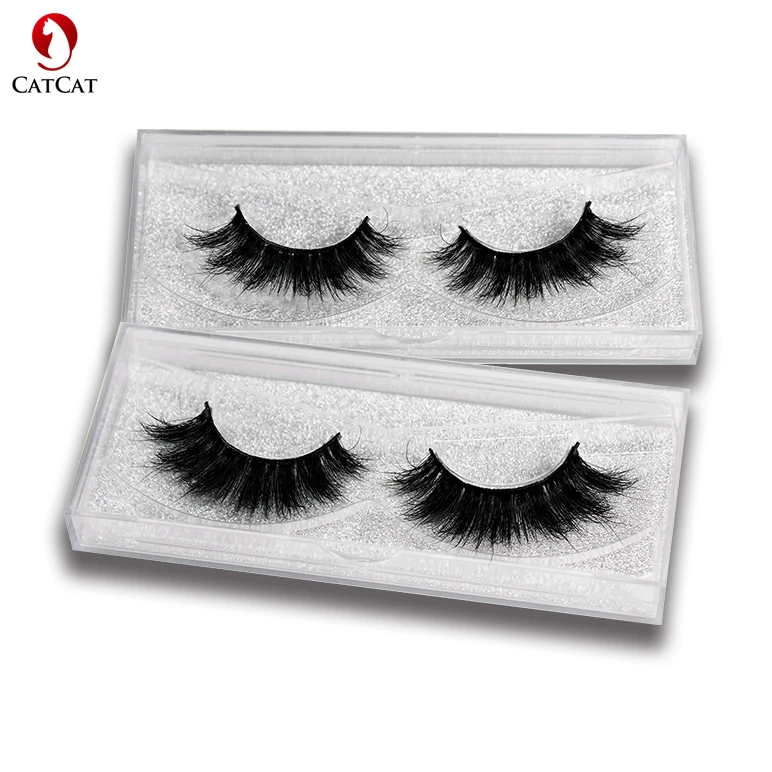 

2019 New Style Makeup Lashes Wholesale 3D Mink Eyelash, Natural black