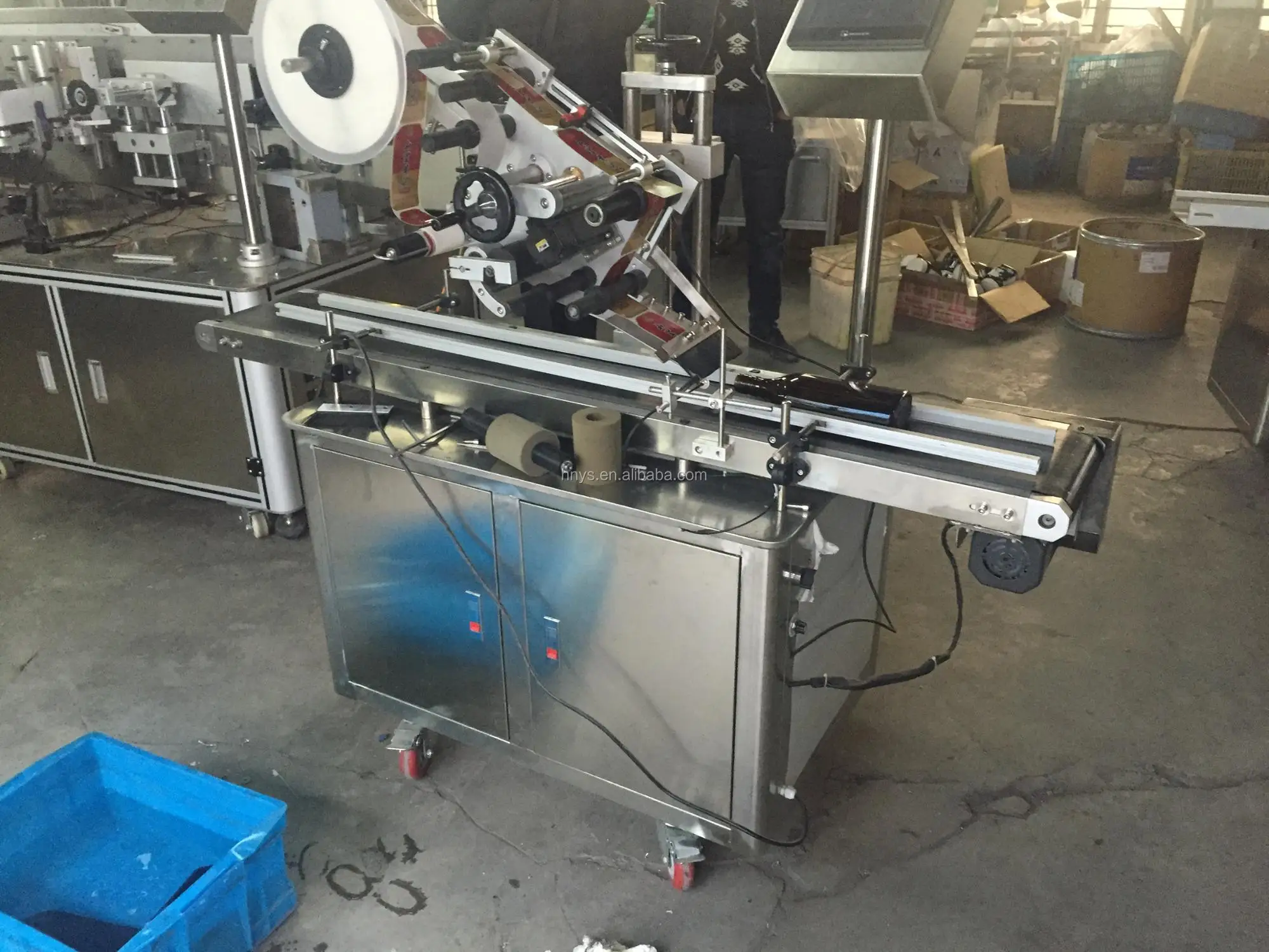 Automatic Label Sticking Machine/envelope And Instruction Booklet