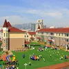 Knock down light steel structure modular house luxury prefab school