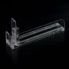clear Auto-Feed plastic spring cigarette pack pusher for supermarket shelf pusher for cigarette with divider for shelves