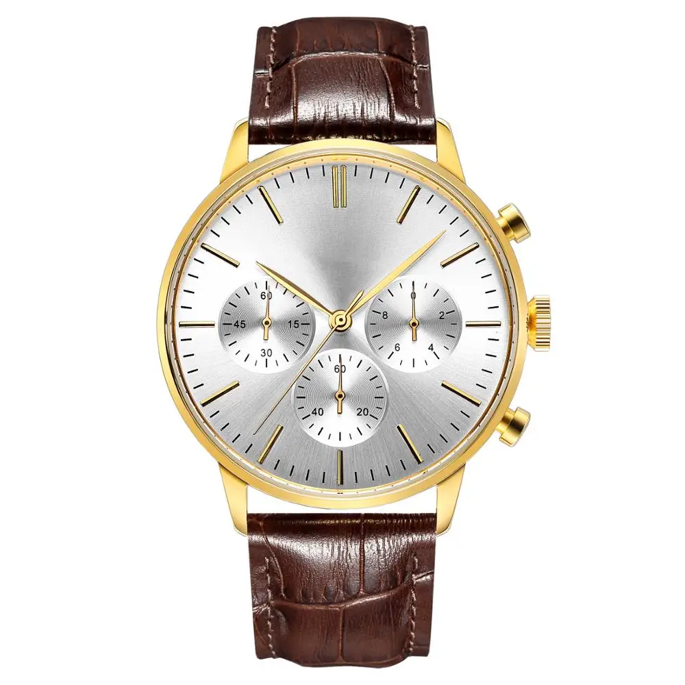 

Miboni factory Low price M2022 leather strip quartz wristwatch OEM watch