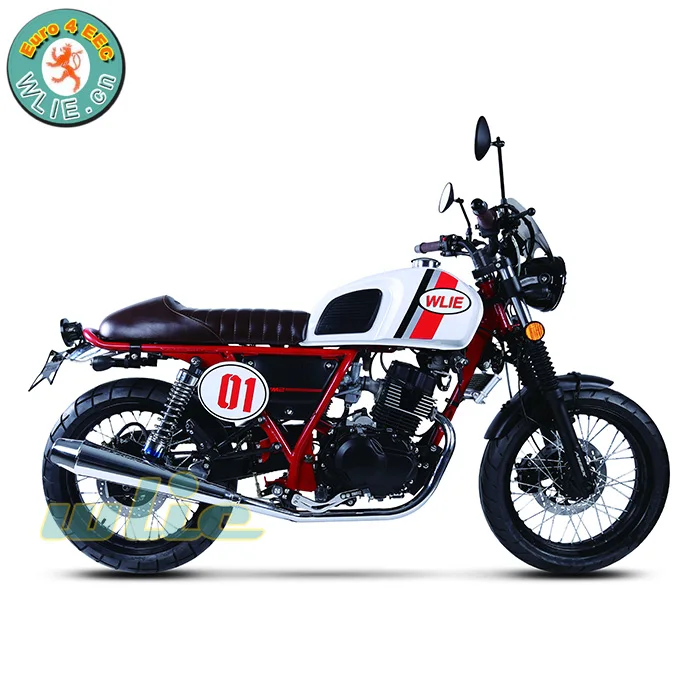 
2019 New Design 50cc with euro4 2 stroke and 4 vintage scooter Euro EEC COC Cafe Racer Motorcycle F68 50cc/125cc (Euro4) 