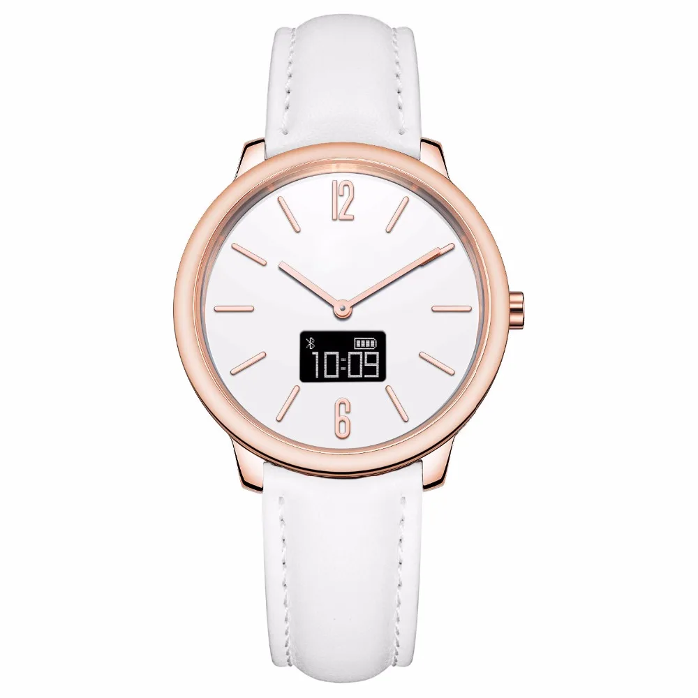 

2018 Lady Bluetooth Digital Wrist Quartz Watch Leather Band