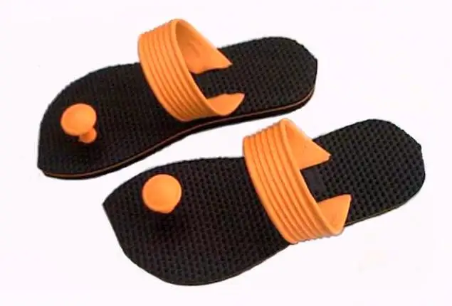 rubber paduka slippers