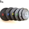 Hi-temp bumper plate set for power training