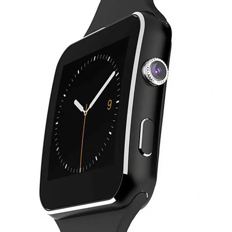 x6 Smart Watch, Touch Screen WristWatch with Camera/SIM Card Slot/Pedometer Analysis/Sleep Monitoring for Android