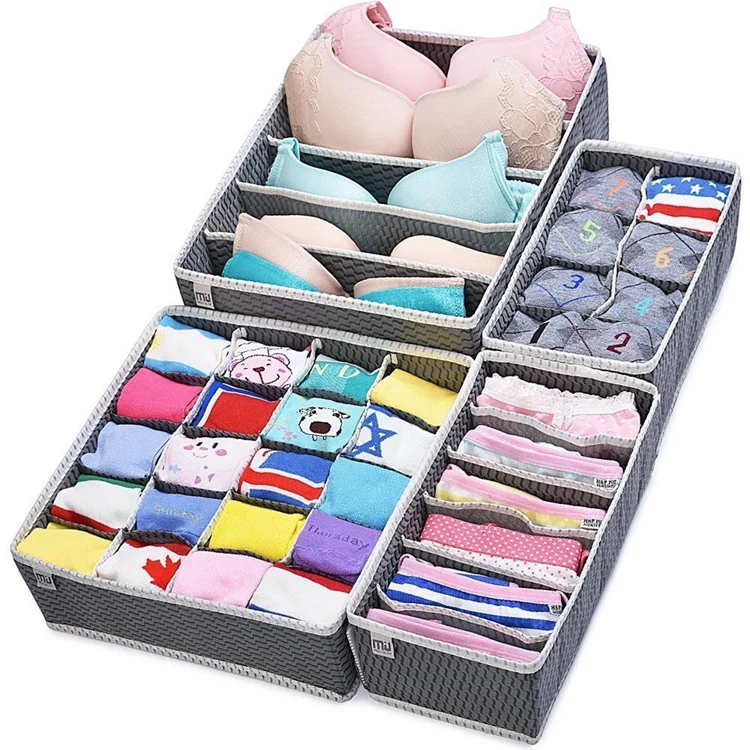 

Practical Multi-layer Separation Canvas Storage Box Drawer Organizer Boxes For Storage, Customized color