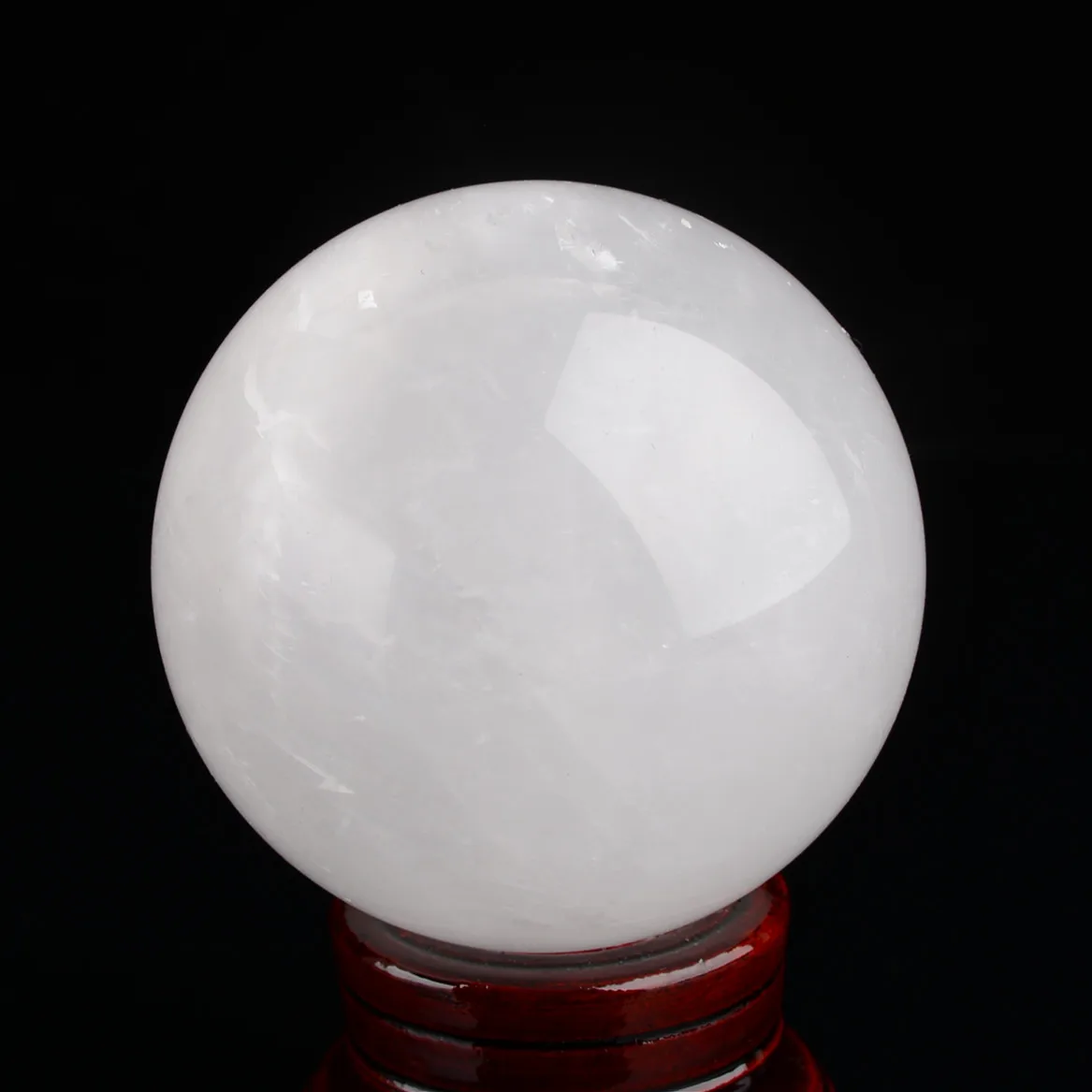 天然白色方解石石水晶球球愈合方解石水晶球待售