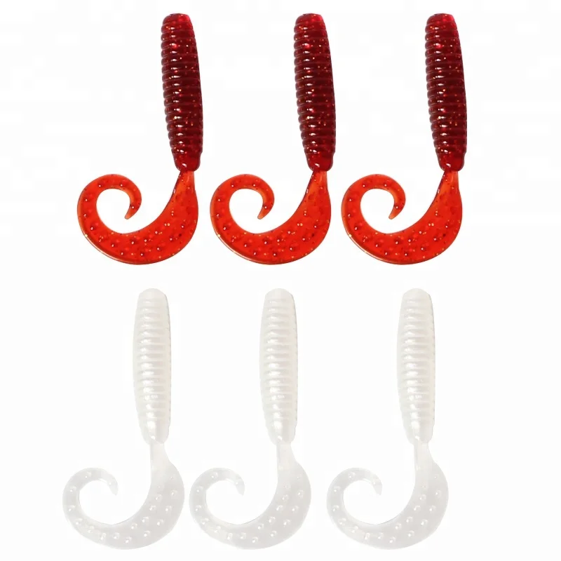 

6cm 2.5g senko swivel wobbler with lifelike soft tail peska artificial fishing bait, 6 colors