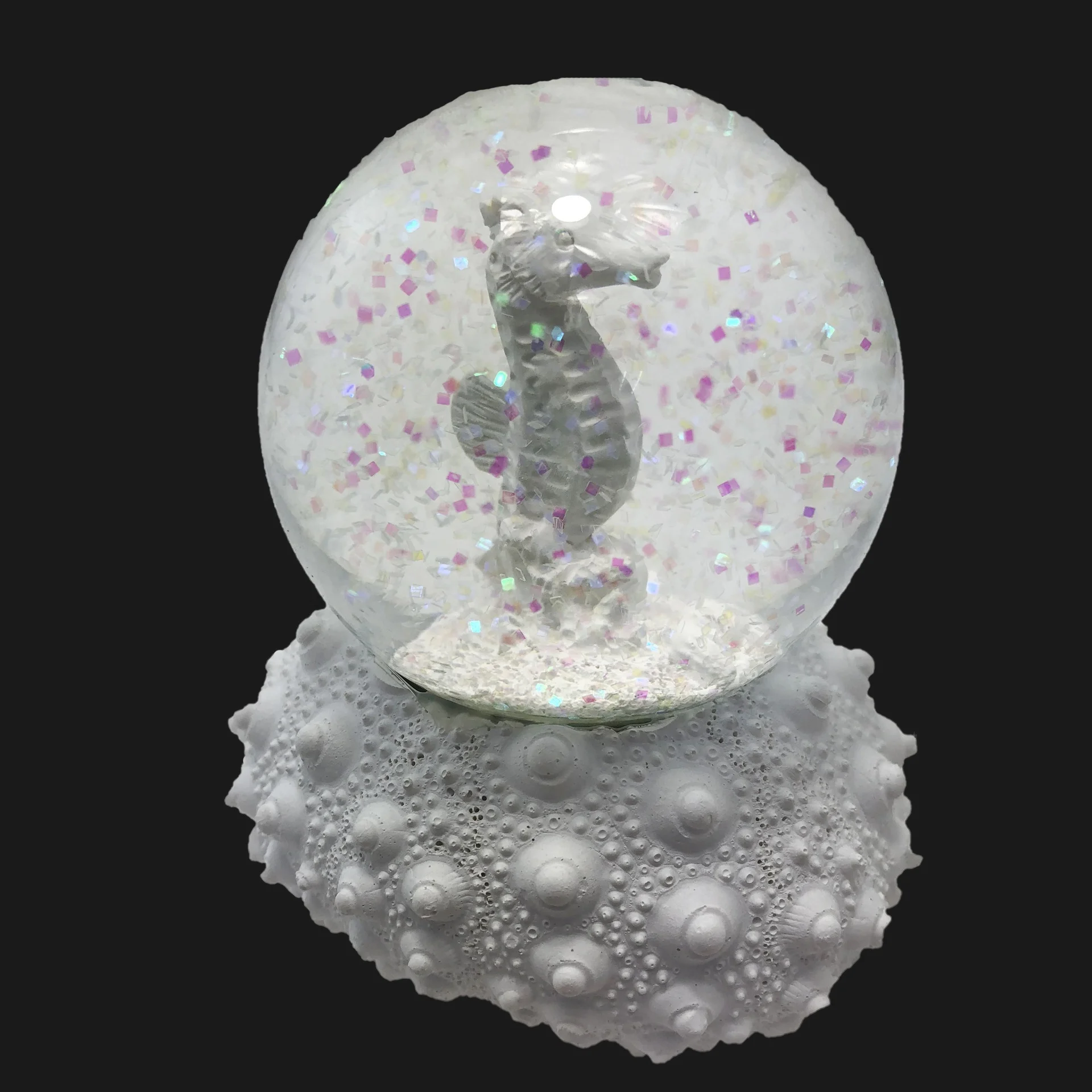 雪球桌面家居装饰白色树脂珊瑚雕塑待售