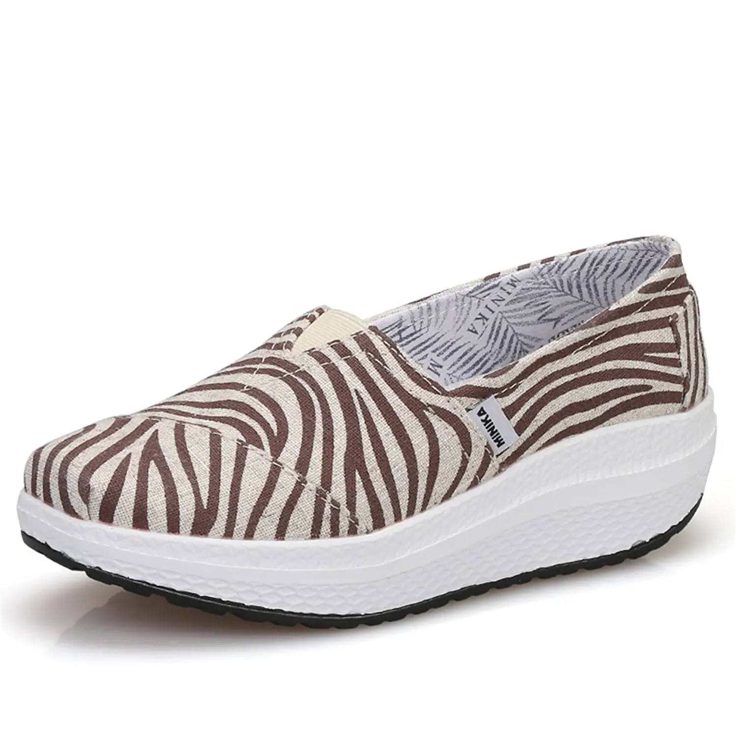 Believed Women Girls Shape UPS Breathable Lightweight Shake Rocker Shoes Slip On Fitness Toning Walking Sneakers Wedges